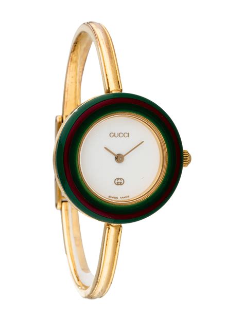 authentic gucci bezel watch.